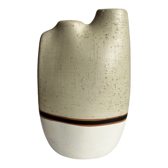 Native American Indian Navajo Southwestern Storyteller Wedding Vase Signed - Picture 3 of 8